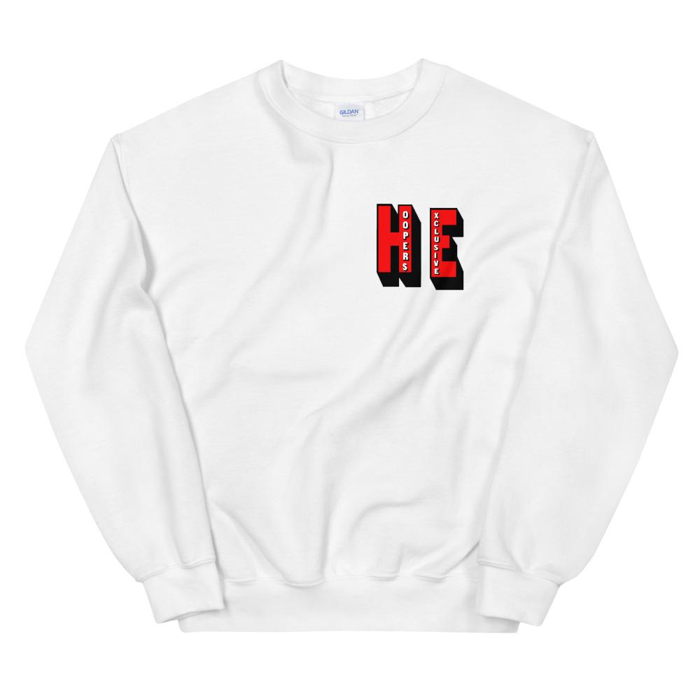 Red Vertical Crew Neck - HOOPERS EXCLUSIVE